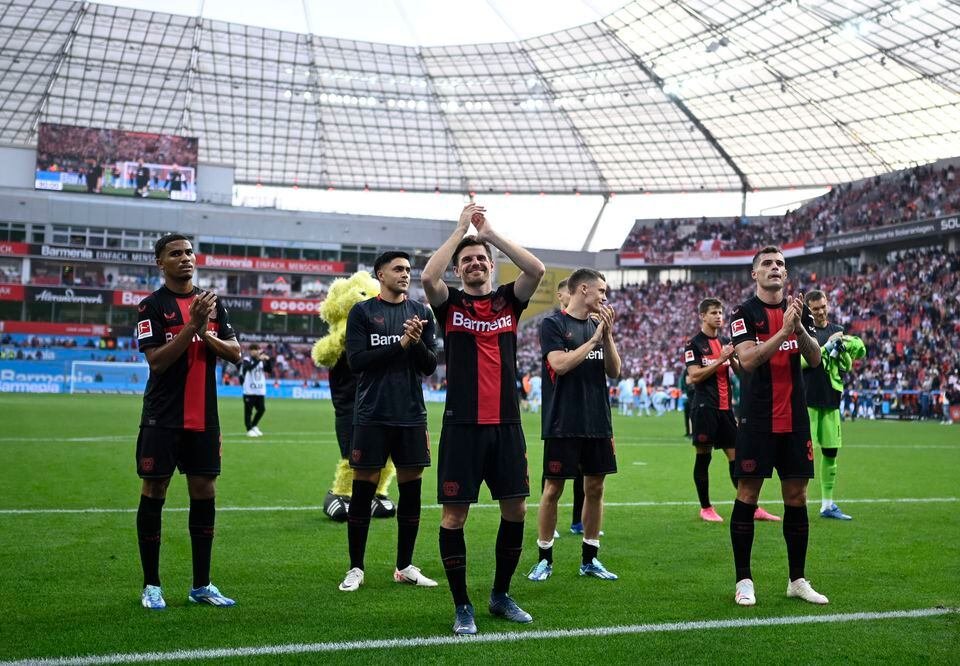 Leverkusen in Bundesliga Match